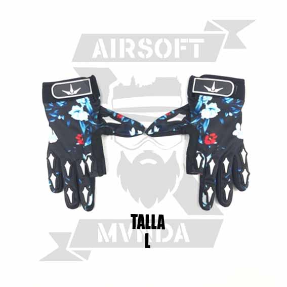 GUANTES FLORA BLUE (L)