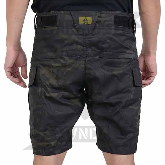 PANTALON DELTA TACTICS CORTO TASKS MC NEGRO (XL) - Imagen 2