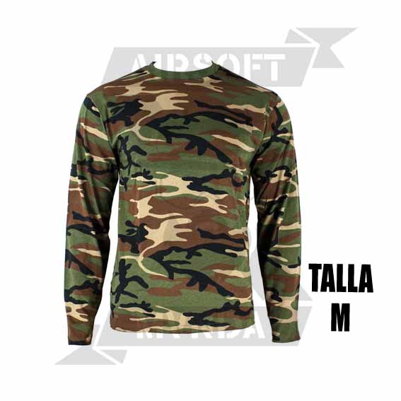 CAMISETA MANGA LARGA CAMO (M)