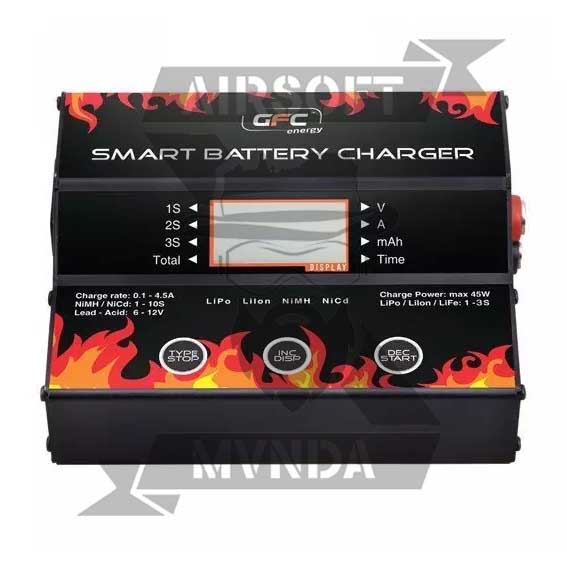 CARGADOR BATERIAS INTELIGENTE CON MICROPROCESADOR GFC ENERGY