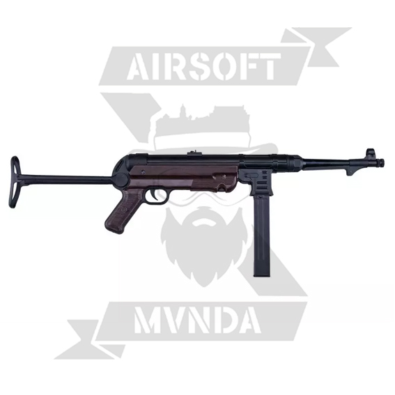 SUBFUSIL AGM MP40 CACHAS ABS MARRON - Imagen 2