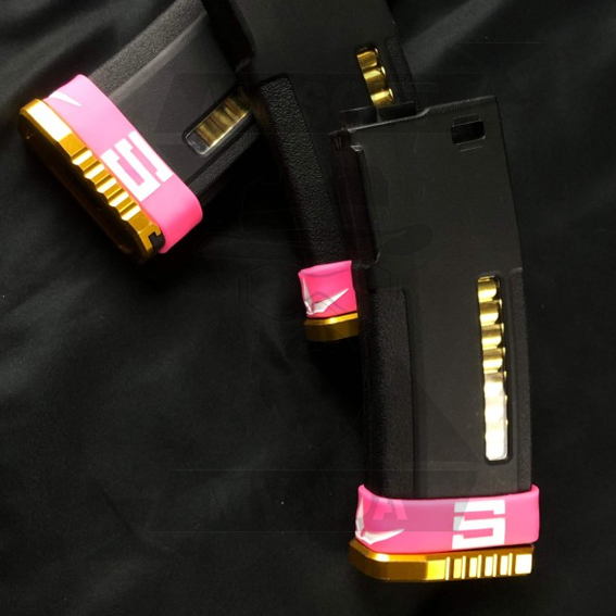 BANDA GOMA M4 SPEEDSOFT ROSA BLANCA - Imagen 2