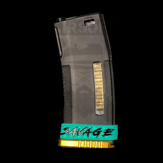 BANDA GOMA M4 SAVAGE  AZUL AGUA NEGRO