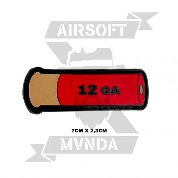 PARCHE 3D CARTUCHO 12 GA