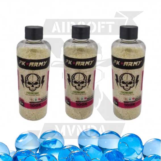 BOTE 100 MIL BOLAS DE GEL TRACER SUAVES