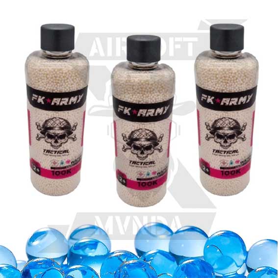 BOTE 100 MIL BOLAS DE GEL MEDIA