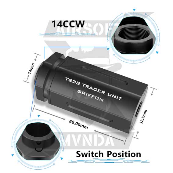 TRAZADOR GRIFFON T238 NEGRO - Imagen 2