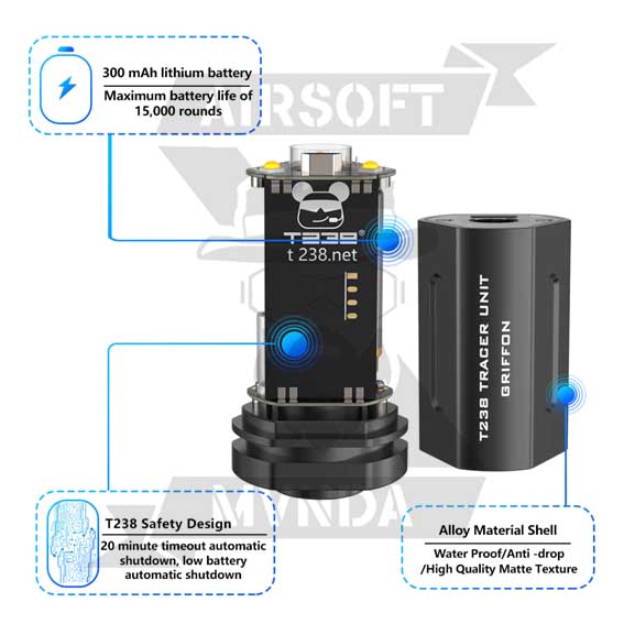 TRAZADOR GRIFFON T238 NEGRO - Imagen 4