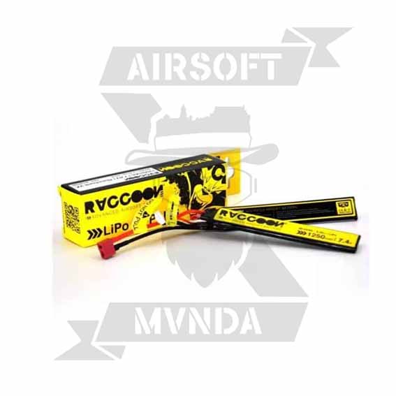 BATERIA RACCOON PRO 7.4V 1250MAH 25/50C 2STICK