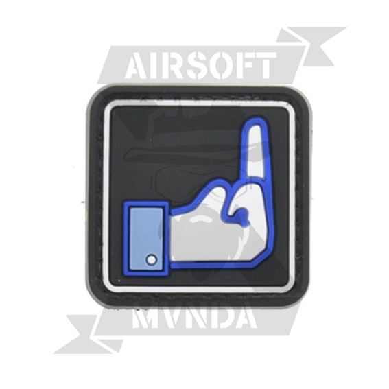 PARCHE 3D DISLIKE PVC 40X40mm