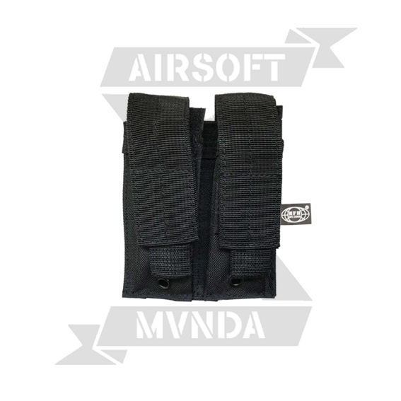 POUCH PORTACARGADOR PISTOLA DOBLE MAX MOLLE NEGRO