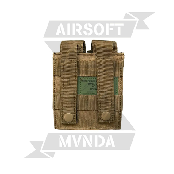 POUCH PORTACARGADOR PISTOLA DOBLE MAX MOLLE TAN - Imagen 2