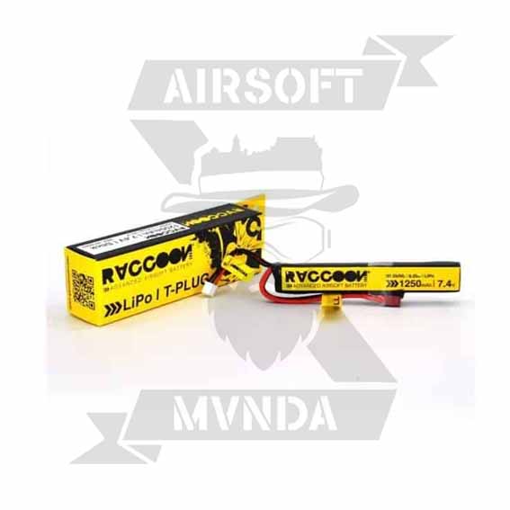 BATERIA RACCOON PRO 7.4V 1250MAH 25/50C 1STICK