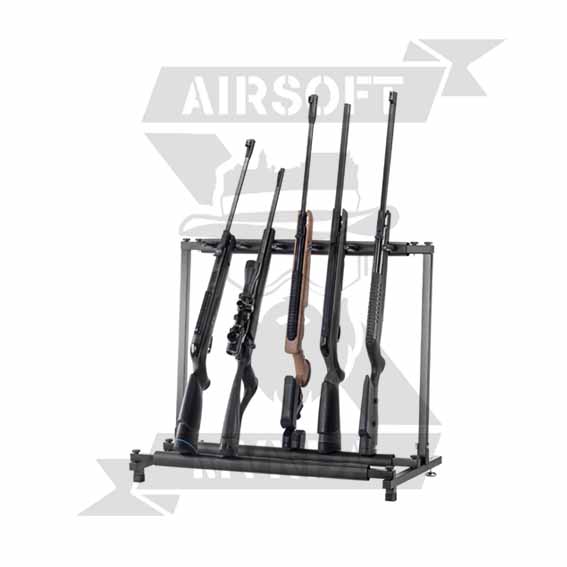EXPOSITOR METALICO VERTICAL PARA 5 ARMAS - Imagen 2