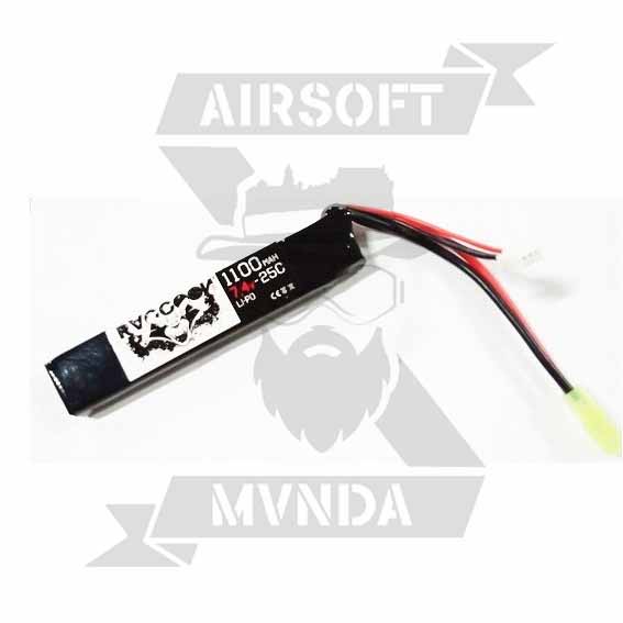 BATERIA RACCOON 7,4V 1100MAH 25C Stick
