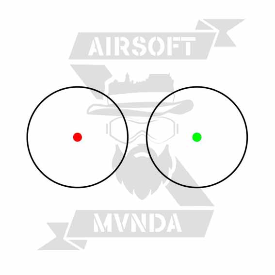 VISOR THETA RED DOT SIGHT OPTICS 1X40 NEGRO - Imagen 5