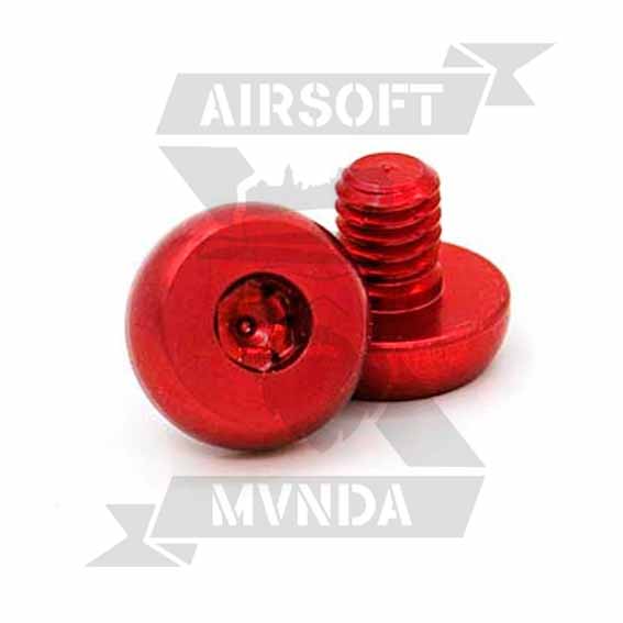 TORNILLO GRIP AIP ALUMINIO CNC 7075 PARA TM 5.1/4.3 ROJO - Imagen 2