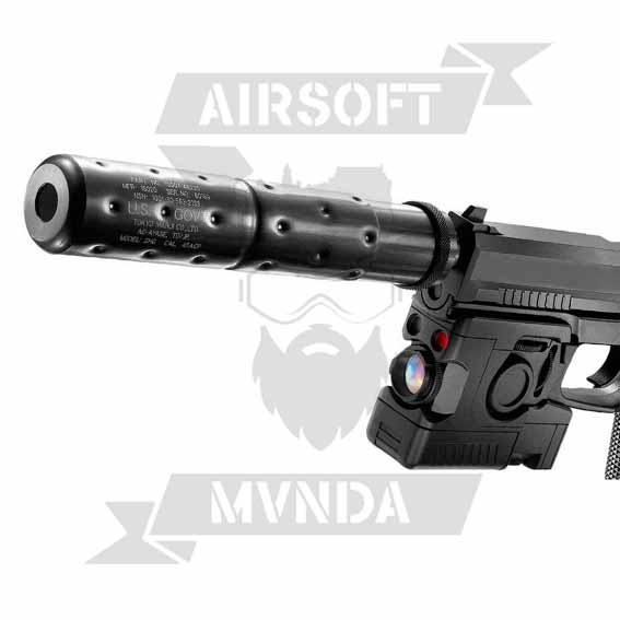 PISTOLA TOKIO MARUI SOCOM MK23 GAS NEGRA - Imagen 3