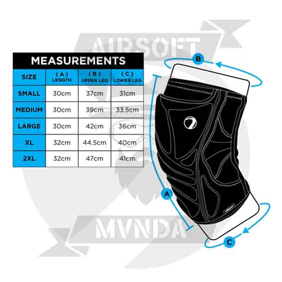 RODILLERAS DYE PERFORMANCE NEGRA/GRIS  (XL) - Imagen 3