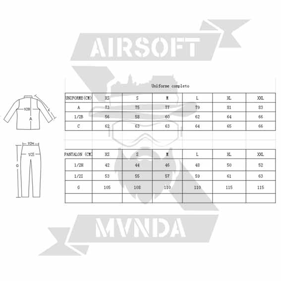 UNIFORME COMPLETO ACU (S) - Imagen 2
