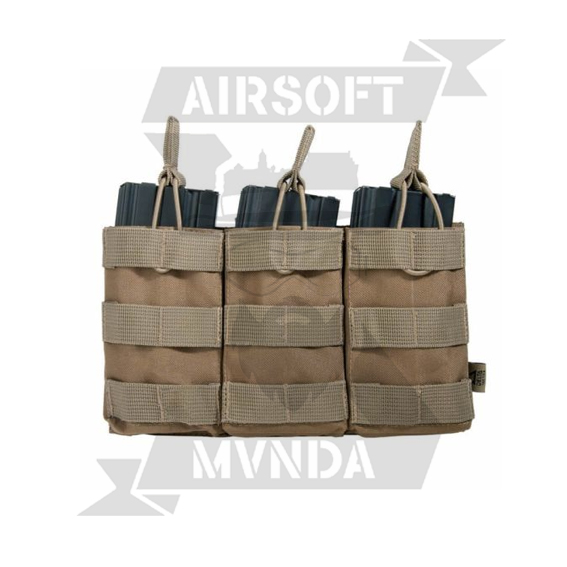 PORTACARGADOR TRIPLE M4 NEGRO DELTA TACTICS - Imagen 3