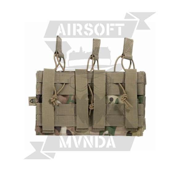 PORTACARGADOR TRIPLE M4 MULTICAM DELTA TACTICS - Imagen 2