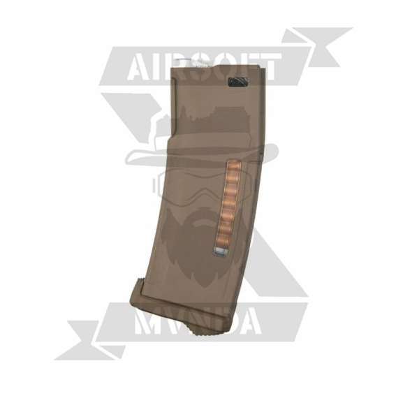 CARGADOR SAIGO DEFENSE POLIMERO AEG M4 150 RDS TAN