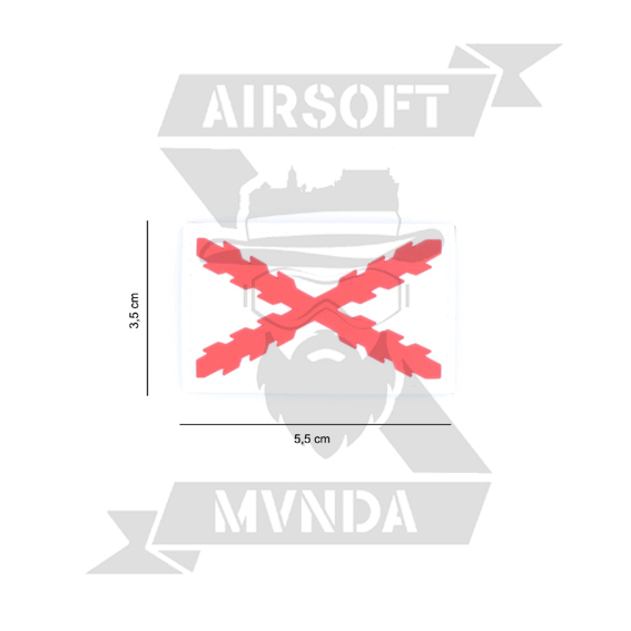 PARCHE PVC CRUZ DE BORGOÑA - Imagen 3