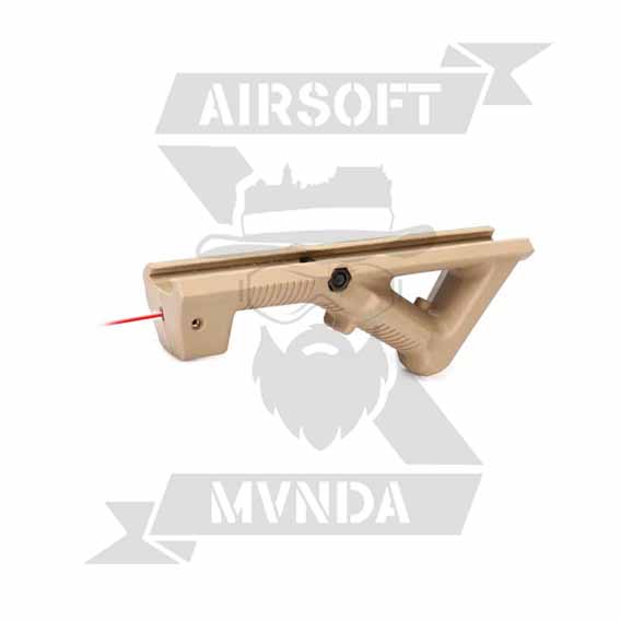 GRIP ANGULAR CON LASER ROJO TAN