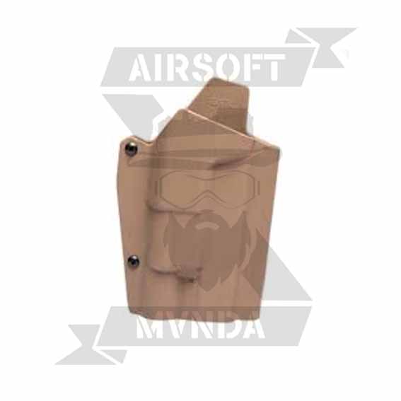 PISTOLERA GLOCK G23/ G17/G19 Y LINTERNA X300 TAN