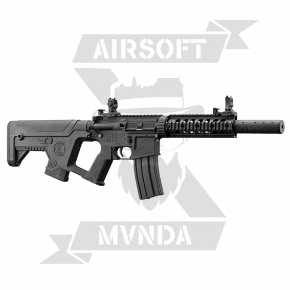 FUSIL LANCER TACTICAL AEG LT-15 ALPHA COMBO NEGRA - Imagen 2