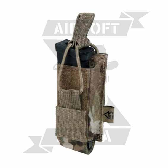 PORTACARGADOR PISTOLA DELTA TACTICS MOLLE MULTICAM - Imagen 3