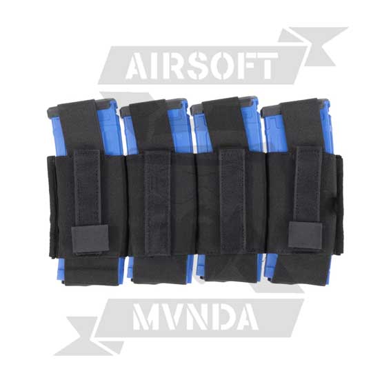 PORTACARGADORES CUADRUPLE M4 SPEEDSOFT DELTA TACTICS NEGRO - Imagen 5
