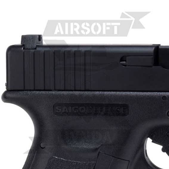 PISTOLA G23 SAIGO DEFENSE MK4 GBB NEGRA - Imagen 3