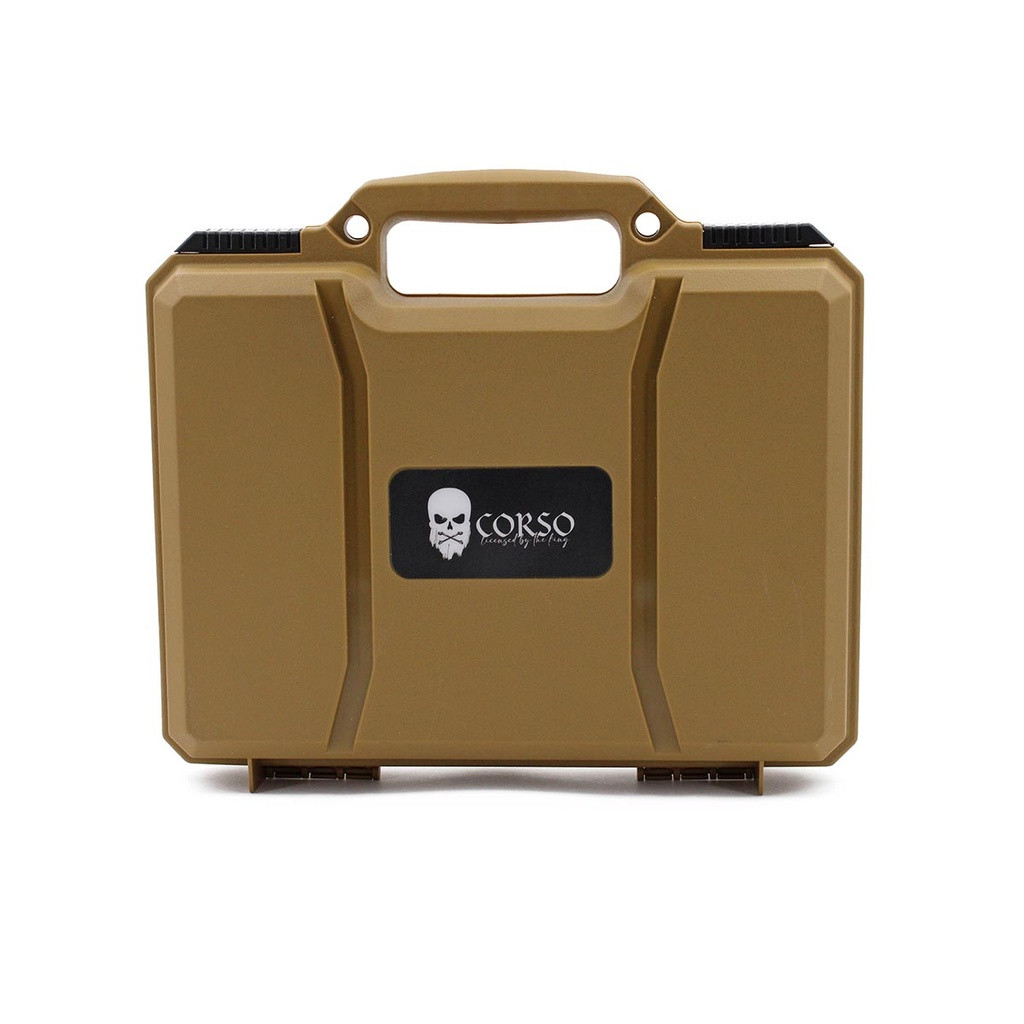MALETIN PISTOLA CORSO RIGIDO CORSAIR 29 CM COYOTE