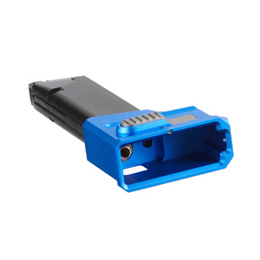 ADAPTADOR LANCER TACTICAL HPA PARA AAP AEG M4 AZUL - Imagen 3