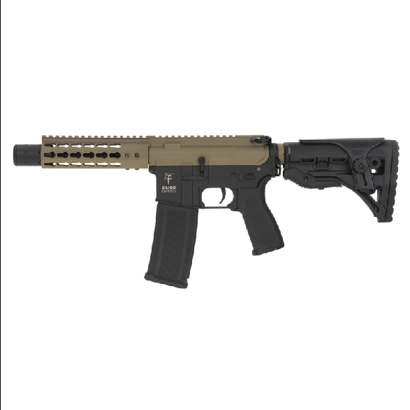 FUSIL SAIGO DEFENSE KENJI ZERO FIGHTER 3 AEG COMBO TAN / NEGRO