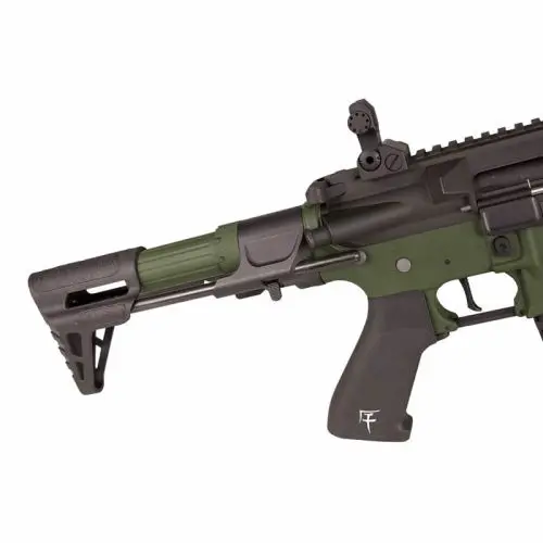 FUSIL BUSHIDO REI SAIGO DEFENSE AEG VERDE / NEGRA - Imagen 4