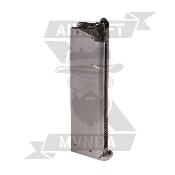 CARGADOR PISTOLA ROSSI GAS REDWINGS EXTENDED MAG GRIS