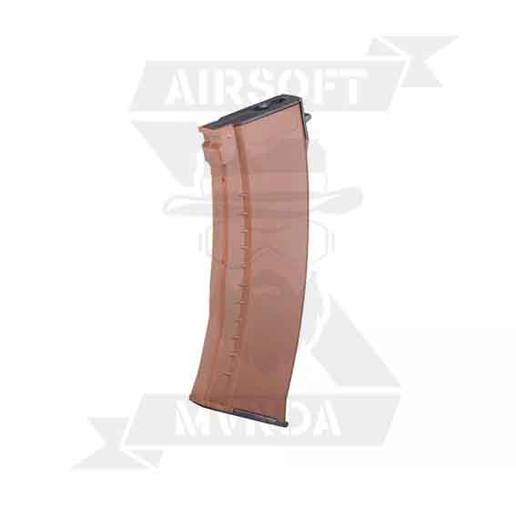 CARGADOR E&amp;amp;L MID-CAP AK74 120RDS POLIMERO MARRON  - Imagen 2
