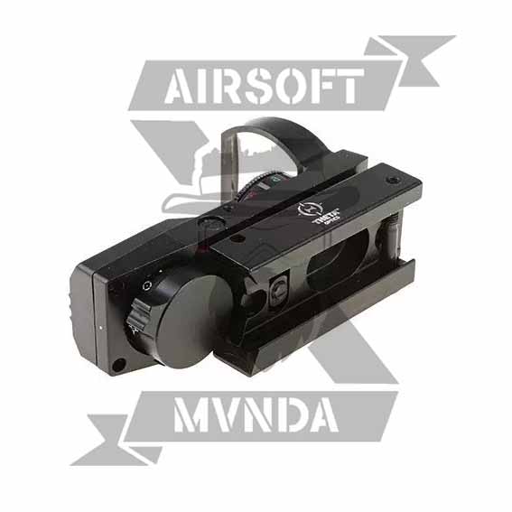 VISOR RED DOT THETA OPTICS OPEN REFLEX NEGRO - Imagen 4