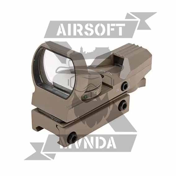 VISOR RED DOT THETA OPTICS OPEN REFLEX TAN