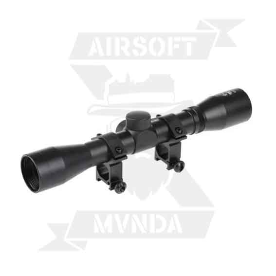 VISOR THETA OPTICS RIFLE 4X32 SCOPE NEGRO
