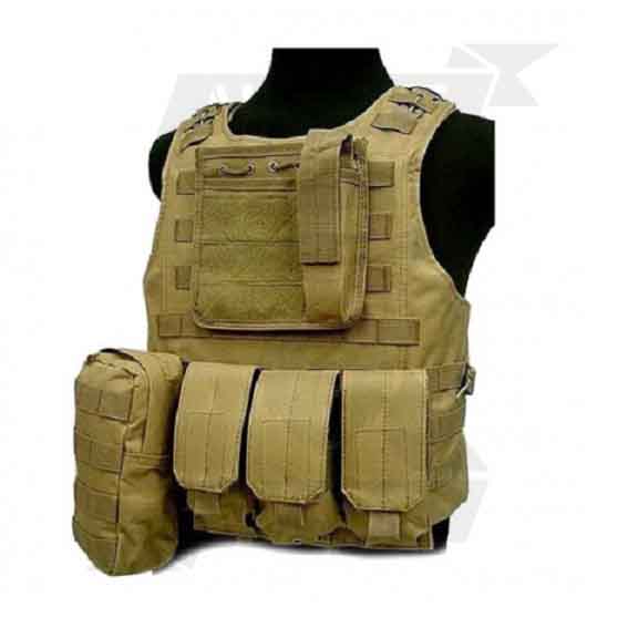 CHALECO TACTICO FSBE TAN