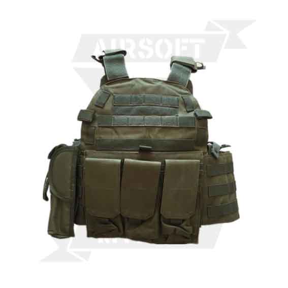 CHALECO TACTICO ECO VERDE