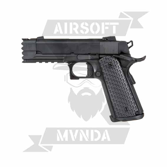 PISTOLA GOLDEN EAGLE STRIKE WARRIOR 1911  GAS FULL METAL NEGRA