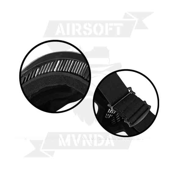 MASCARA FULL FACE FMA NEGRA LENTE TRANSPARENTE - Imagen 2