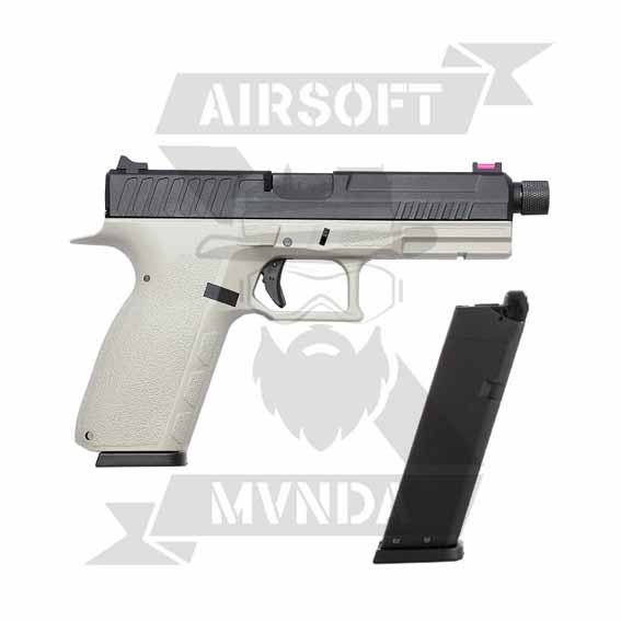PISTOLA KJW KP13 URBAM GRIS CA&Ntilde;ON CON ROSCA GAS - Imagen 2