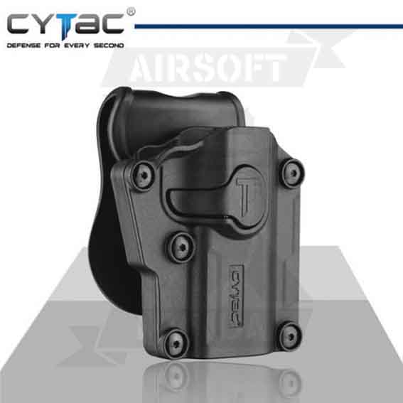 PISTOLERA CYTAC UNIVERSAL NEGRA