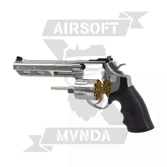 REVOLVER HFC HG-133C GAS SILVER - Imagen 3
